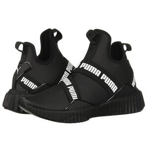 Puma Women Size 9 Slip On Ankle Defy Mid High Athletic Sneaker Shoe Black Sports